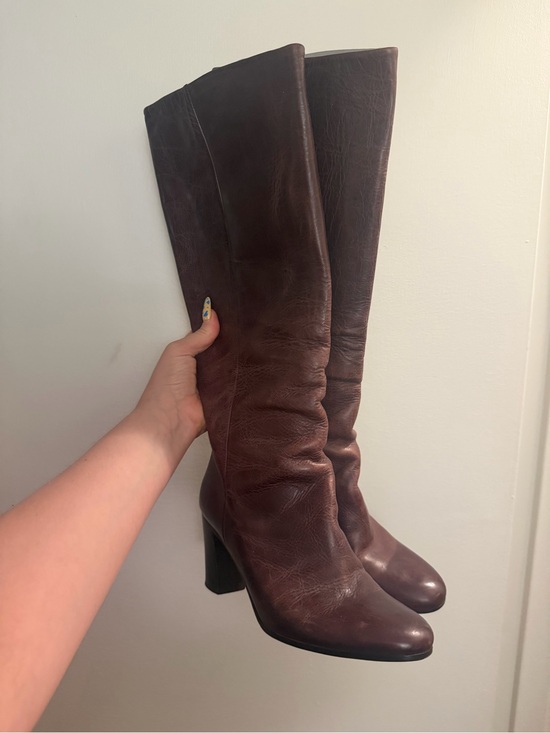 Maison Martin Margiela Shoes - Burgundy Margiela heeled boots